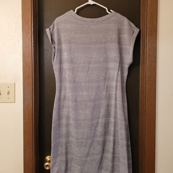 Time and Tru Grey Women Dress Large - Picture 2 of 4